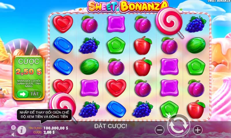 Nổ hũ Sweet Bonanza của NCC Pragmatic Play